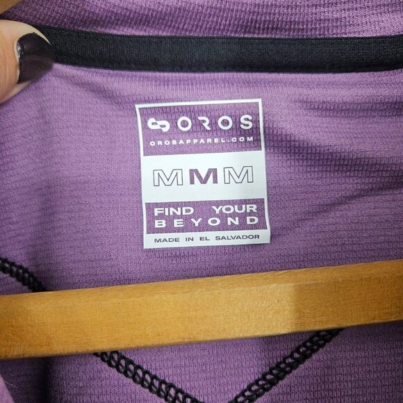NWOT Oros Explorer Hoodie Womens M Violet Aurora Black Pullover - Picture 5 of 7